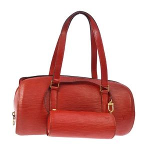 Louis Vuitton Soufflot Epi Satchel + cosmetic bag